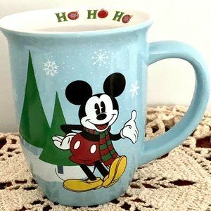 Disney Christmas Coffee Cup Mug Mickey Mouse Ho Ho Ho